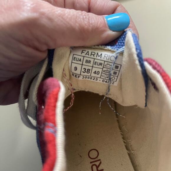 Farm Rio Platform Sneaker Rainbow Sun Unisex Men SIZE 7,5 Wmns 9.5 EU 40 shoes - Picture 9 of 16